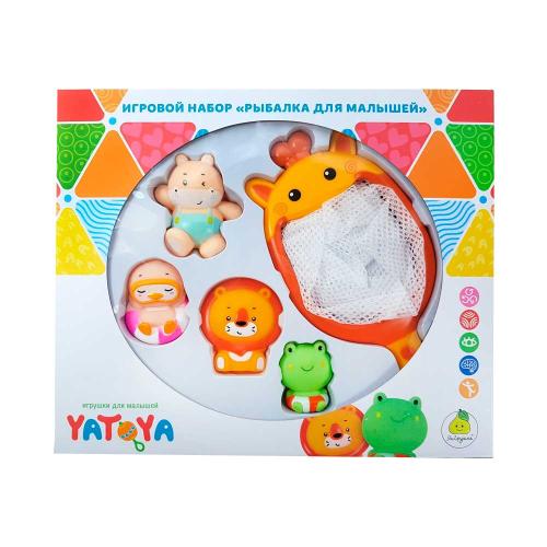 Набор игрушек для ванной Yatoya Сачок-Жираф ЯиГрушка 12313 фото 4