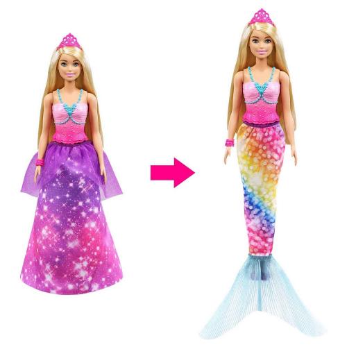 Кукла Barbie 2в1 Принцесса Mattel GTF92 фото 3