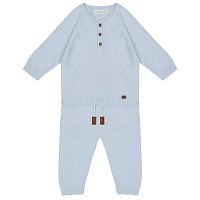 Костюм кофточка и брюки для малыша LeoKing 8461-0005 голубой
