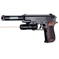 Игрушечный пистолет с глушителем и лазерным прицелом SP-3D 1B00122