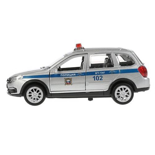 Коллекционная машинка Lada Granta Cross 2019 Полиция Технопарк GRANTACRS-12POL-SR фото 3