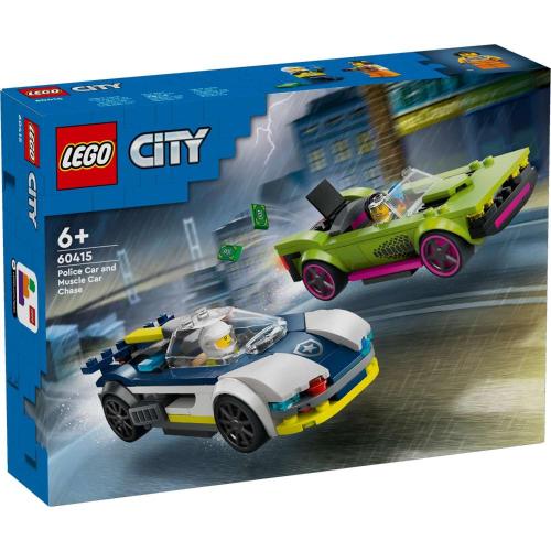Конструктор Lego City 60415 Погоня на полицейской машине за маслкаром фото 12