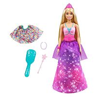 Кукла Barbie 2в1 Принцесса Mattel GTF92