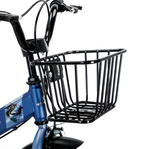 Велосипед детский двухколёсный Junfa Toys 12HW-1051 синий фото 2