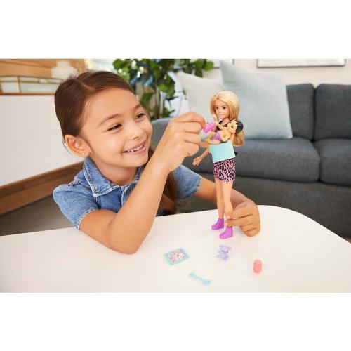 Набор Кукла Barbie Няня Блондинка Mattel GRP13 фото 4