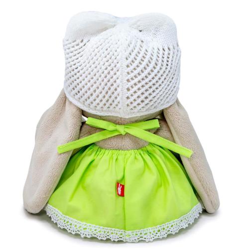 Мягкая игрушка Зайка Ми в салатовом платье с кружевом 18 см Budi basa SidS-469 фото 3