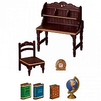 Игровой набор Классический коричневый письменный стол Sylvanian Families Epoch 2073