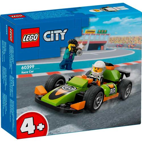 Конструктор Lego City Зеленый Гоночный автомобиль 56 деталей Lego 60399 фото 2