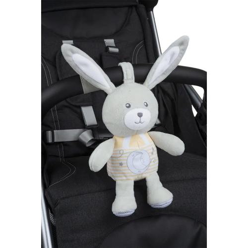 Подвесная игрушка-ночник мягкая музыкальная Звездный Кролик Chicco 00011129000000 фото 2