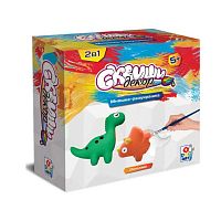 Набор для детского творчества Сквиши декор Динозавры 1toy Т20970