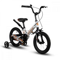 Велосипед детский Maxiscoo Space Стандарт Плюс 14'' 2024 Maxitoys MSC-S1433 серый жемчуг