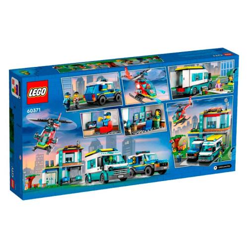 Конструктор Lego City 60371 Штаб аварийных транспортных средств фото 12