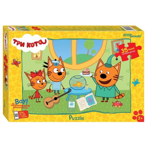 Пазл Puzzle 35 Maxi Три кота Step Puzzle 91288