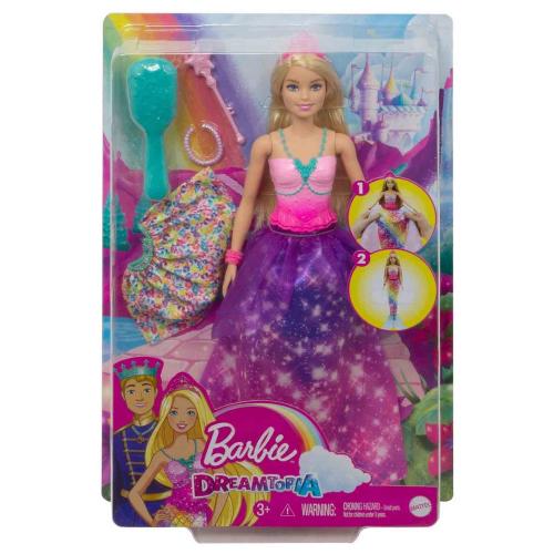 Кукла Barbie 2в1 Принцесса Mattel GTF92 фото 2
