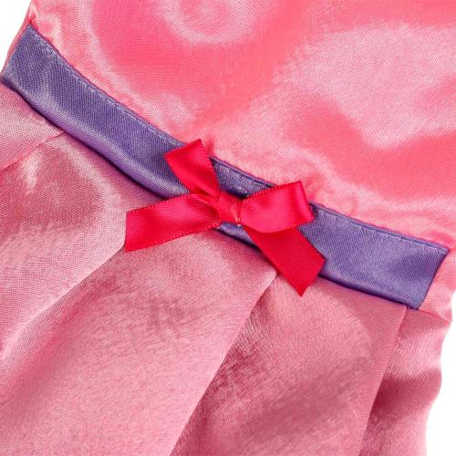 Одежда для кукол Розово-фиолетовое платье Карапуз OTF-2202D-RU фото 2