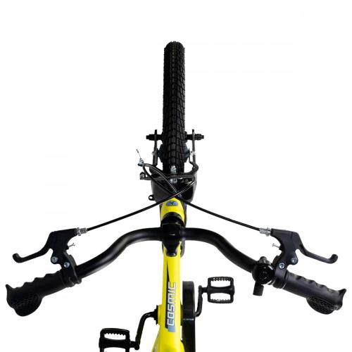 Велосипед детский Maxiscoo Cosmic Стандарт 18'' 2024 Maxitoys MSC-С1836 жёлтый матовый фото 3