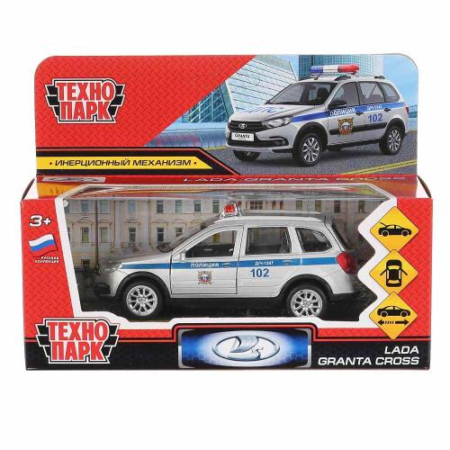 Коллекционная машинка Lada Granta Cross 2019 Полиция Технопарк GRANTACRS-12POL-SR фото 7