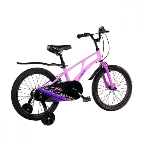 Велосипед детский Maxiscoo Air Стандарт 18'' 2024 Maxitoys MSC-A1833 лавандовый матовый фото 2