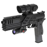 Игрушечный пистолет с оптическим прицелом и фонарём SP1-82 1B00068