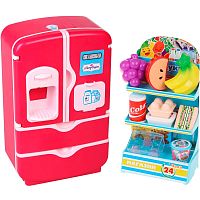 Игровой набор Холодильник Mary Poppins 453280 малиновый