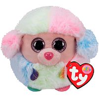 Мягкая игрушка Пудель Rainbow Puffies 15 см TY 42511