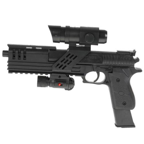Игрушечный пистолет с оптическим прицелом и фонарём SP1-82 1B00068 фото 2