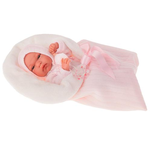 Кукла младенец Эльза в розовом Antonio Juan 6024P