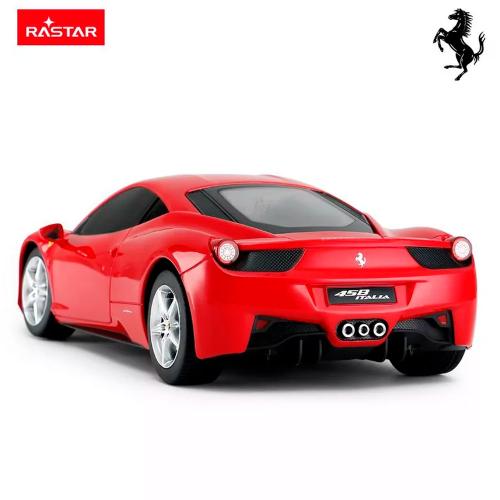 Машина радиоуправляемая Ferrari 458 Italia масштаб 1:18 Rastar 53400 фото 2