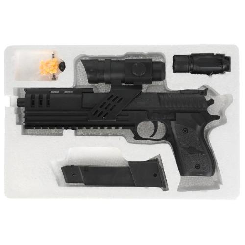 Игрушечный пистолет с оптическим прицелом и фонарём SP1-82 1B00068 фото 3