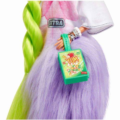Кукла Экстра с зелеными неоновыми волосами Barbie HDJ44 фото 5