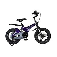 Детский двухколесный велосипед Galaxy Делюкс плюс 14 Maxiscoo MSC-G1406DP фиолетовый