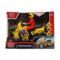 Мотоцикл игрушечный Спорт Технопарк MOTOFIG-15PLSRT-YE