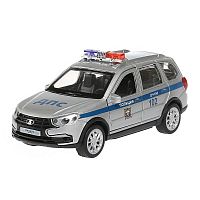 Коллекционная машинка Lada Granta Cross 2019 Полиция Технопарк GRANTACRS-12POL-SR