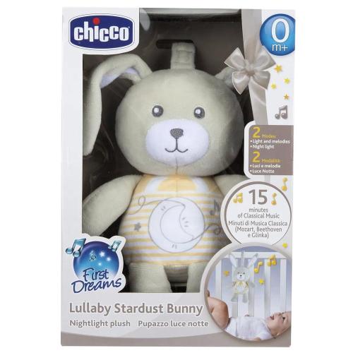 Подвесная игрушка-ночник мягкая музыкальная Звездный Кролик Chicco 00011129000000 фото 3