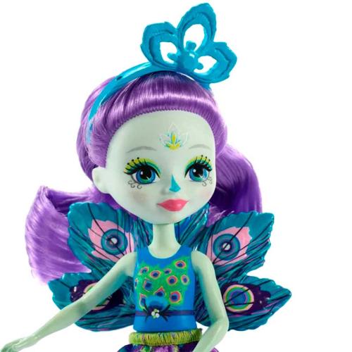 Кукла Enchantimals Пэттер Павлина с питомцем Флэп Mattel DVH87 фото 5