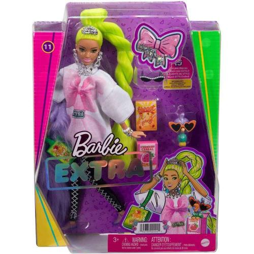 Кукла Экстра с зелеными неоновыми волосами Barbie HDJ44 фото 2