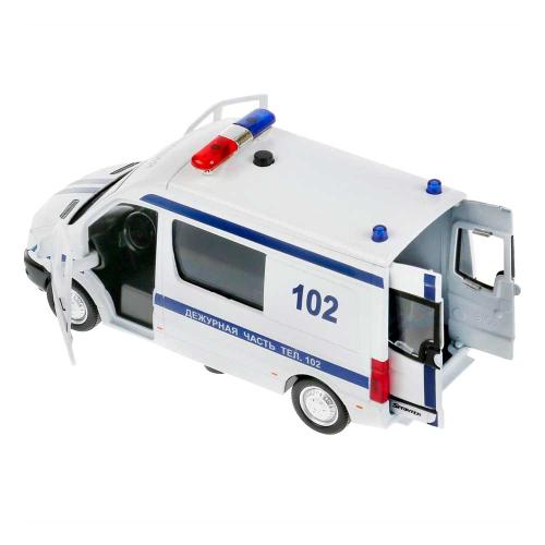 Машинка Mercedes-Benz Sprinter Полиция Технопарк SPRINTERVAN-14SLPOL-WH фото 3