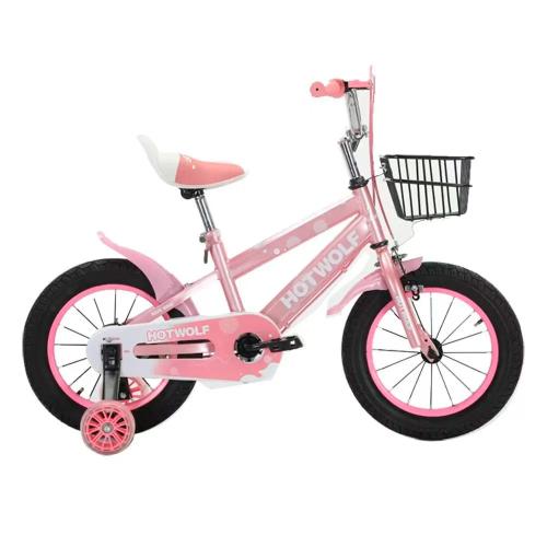 Велосипед детский двухколёсный Junfa Toys 16HW-1039 розовый фото 2