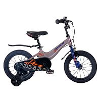 Велосипед детский Maxiscoo Jazz Стандарт 14'' 2024 Maxitoys MSC-J1435 серый жемчуг