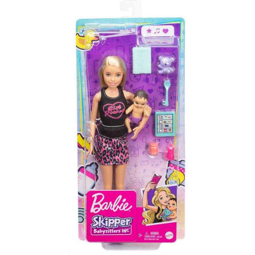 Набор Кукла Barbie Няня Блондинка Mattel GRP13 фото 3