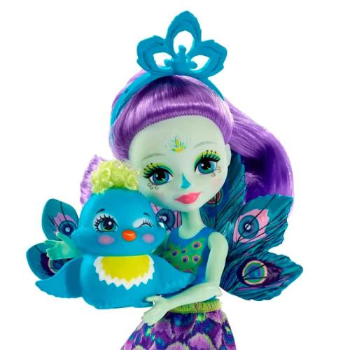 Кукла Enchantimals Пэттер Павлина с питомцем Флэп Mattel DVH87 фото 4