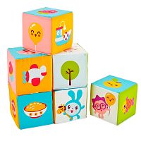 Мягкие кубики Малышарики Мякиши 397
