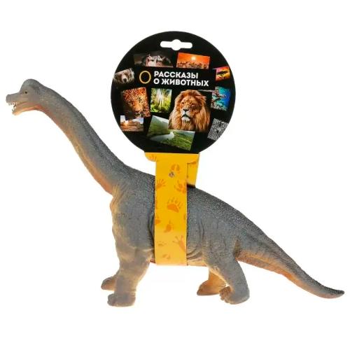 Игрушка пластизолевая Динозавр брахиозавр 32 см Играем вместе ZY488953-R фото 2